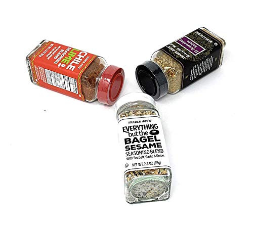 3 PACK - Trader Joes Seasoning - 21 Salute Seasoning   Chile Lime and Everything but the bagel Seasoning