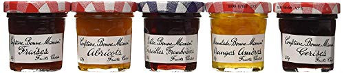 Bonne Maman Assorted Mini Jams - Strawberry  Apricot  Raspberry  Orange Marmalade  Cherry - 8 82 ounces total - PACK OF 3