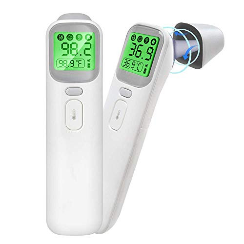 Forehead Thermometer  Non-Contact Infrared Forehead Thermometer for Infants and Adults  with Fever Alarm Rapid Measurement and Memory Function