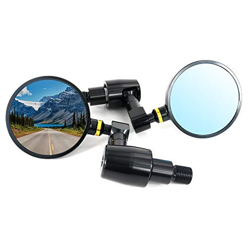 Xitomer MT07 Bar End Mirror  Rear View Mirror For YAMAHA MT-07 FZ07 2013 2014 2015 2016 2017 2018 2019 2020 - MT-09 FZ-09 2014-2020 - XSR700 2018-2020