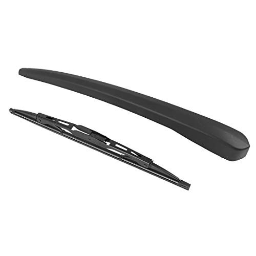 X AUTOHAUX Car Rear Windshield Wiper Blade Arm Set Black 305mm 12 Inch for Buick Envision 2014 2015 2016 2017