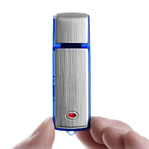 Best USB Mini Digital Voice Recorder with 8GB Flash Drive- Best for Meetings  Presentations  Taking Notes- Voice Activated Recorder Device for Clear A