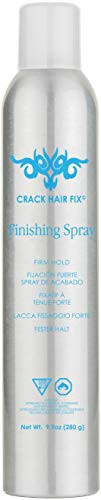CRACK HAIR FIX Firm Hold Finishing Spray -  Wind- and Humidity-Resistant Hold and High Shine  For All Hair Types - 10 Oz - 283 Gram -