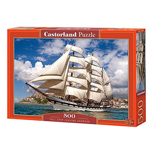Castorland Puzzle Tall Ship Leaving Harbour 500 Pieces