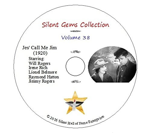 DVD Jes Call Me Jim -1920- Will Rogers  Irene Rich  Raymond Hatton  Classic Silent Drama