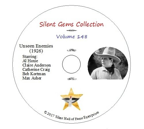 DVD Unseen Enemies -1926- starring Al Hoxie  Classic Silent Western