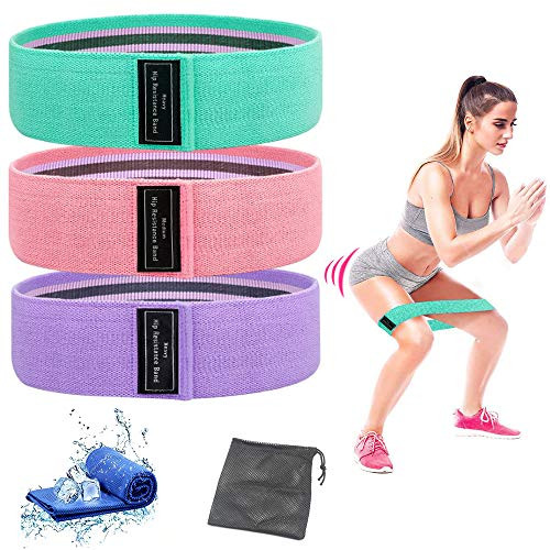 SHUNION Resistance Bands Exercise Resistance Bands for Legs and Butt Glute Bands Booty Bands Fabric Workout Bands Resistance Loops Hip Thigh Glute Ban SHUNION Resistance Bands Exercise Resistance Bands for Legs and Butt Glute Bands Booty Bands Fabric Workout Bands Resistance Loops Hip Thigh Glute Ban