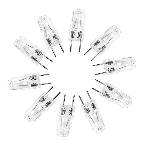 eTopLighting -10- Pack G8 Halogen Bulb 75 Watt Halogen G8 Bi-Pin Base 75W JCD Type Light Bulb 110-130 V eTopLighting -10- Pack G8 Halogen Bulb 75 Watt Halogen G8 Bi-Pin Base 75W JCD Type Light Bulb 110-130 V