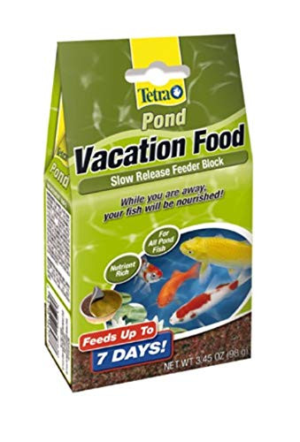 -4 Pack- TetraPond Vacation Food Slow Release Feeder Block  3 45 Ounce Each