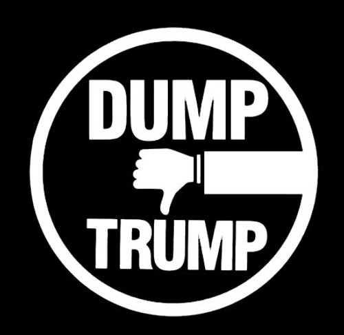 Makarios LLC Dump Trump Cars Trucks Vans Walls Laptop MKR- White -5 5 x 5 5-MKR792 Makarios LLC Dump Trump Cars Trucks Vans Walls Laptop MKR- White -5 5 x 5 5-MKR792