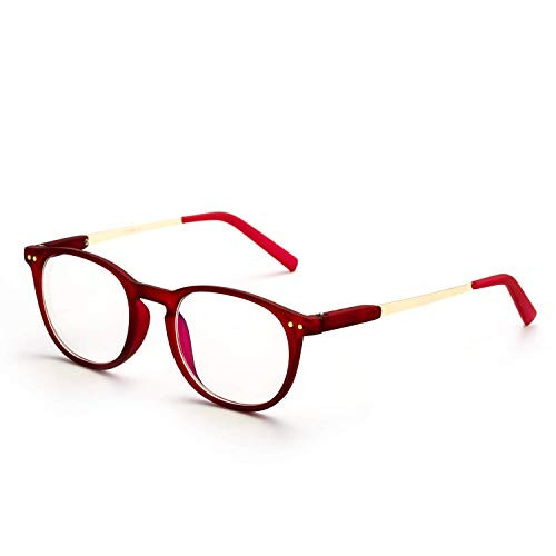 LAURA FAIRY 1 0 Blue Light Blocking Reading Glasses for Women and Men  Computer Reading Glasses with Spring Hinge TR90 Lightweight Frame UV Protection