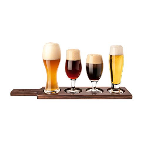 Final Touch 6-Piece Beer Tasting Paddle Set