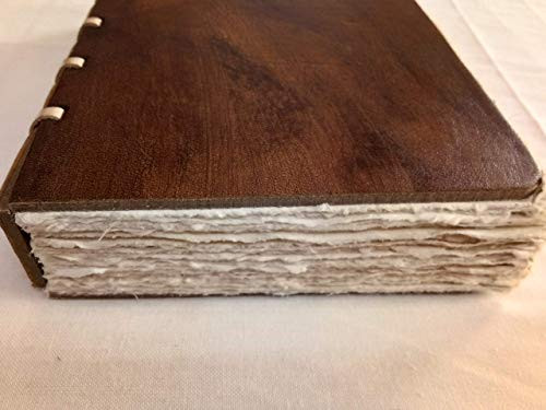 Retro Travel Antique Vintage Leather Bound Journal Handmade Deckle Edge Paper Leather Sketchbook Book of Shadows Thick Journal -Vintage Journal for Me