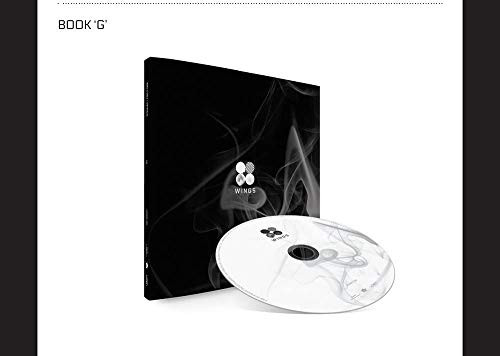 BTS 2nd Album WINGS -Vol 2- -G ver- CD - Photobook - Folded Poster - Extra Photocard - KPOP Idol Mask -G ver-