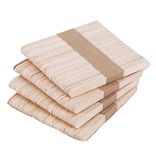 Wooden Popsicle Sticks 200 Pcs Natural Wood Craft Sticks Ice Pop Sticks for DIY Making Ice Cream Supplies Wooden Popsicle Sticks 200 Pcs Natural Wood Craft Sticks Ice Pop Sticks for DIY Making Ice Cream Supplies