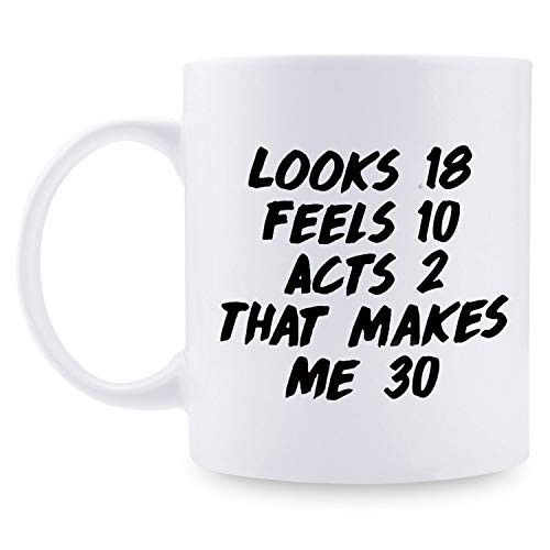 30th Birthday Gifts for Women - 1989 Birthday Gifts for Women  30 Years Old Birthday Gifts Coffee Mug for Mom  Wife  Friend  Sister  Her  Colleague  C
