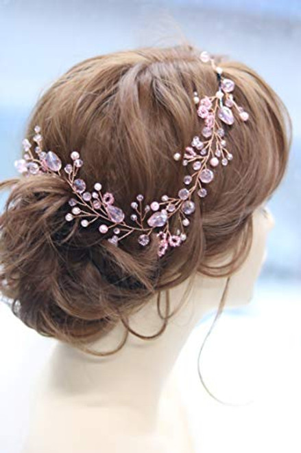 Missgrace Bridal Rose Gold Crystal Hair Vine Wedding Vintage Headband Birthday Crown Women Party Halloween Hair Accessories Wedding Hair Jewelry Weddi Missgrace Bridal Rose Gold Crystal Hair Vine Wedding Vintage Headband Birthday Crown Women Party Halloween Hair Accessories Wedding Hair Jewelry Weddi