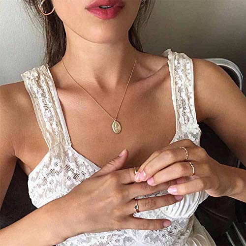 Jovono Jesus Pendant Necklaces Fashion Necklace Chain Jewelry for Women and Girls -Gold- Jovono Jesus Pendant Necklaces Fashion Necklace Chain Jewelry for Women and Girls -Gold-