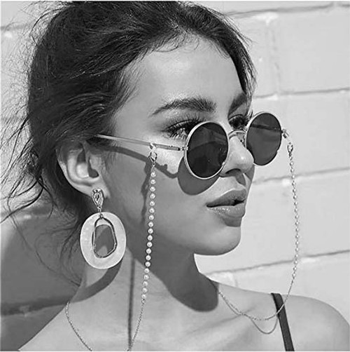 Sither Fashion Eyeglass Chains Necklace Pearl Beaded Eyewear Retainer Reading Eyeglass Holder Strap Sunglasses Holder Cords Eyewear Retainer Lanyards Sither Fashion Eyeglass Chains Necklace Pearl Beaded Eyewear Retainer Reading Eyeglass Holder Strap Sunglasses Holder Cords Eyewear Retainer Lanyards