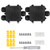 Junction Box Outdoor Waterproof IP68  2 Pcs Larger 3-Way Plug Line External Electrical Junction Box  M25 Coaxial Cable Connector Wire Range Ø 4mm-14mm