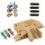 ideallife Skate Park Kit Finger Toys Skate Park Kit Ramp Parts for Finger Skateboard Fingerboard Ramp Skate Park Kit Part Training Props with 7 Finger