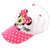 Disney Girls Minnie Mouse Cotton Baseball Cap with 3D Bowtique Bow -Ages 2-7-