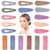 Snap Hair Clips Matte Hair Barrettes Bangs Hair Clips 18PCS Assorted Candy Colors Barrettes Hairpins Headwear Hair Accessories for Women Girls