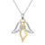 YFN Guardian Angel Necklace 925 Sterling Silver Guardian Angel Wings Pendant Necklace for Women Jewelry Gifts