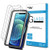 Novaeast Tempered Glass Screen Protector for iPone 12 and iPhone 12 pro with Easy Installation Frame 6 1 Inch 3-Pack