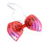 LED Light Up Flashing Sequin Bow Ties Tie - Various Colors by Mammoth Sales -Red-