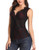 Floral Lace Tops for Women Sexy Deep V Neck Sleeveless Shirts Summer Low Cut Tank Camis
