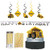 Construction Zone Party Decorations Supply Pack - Straws, Dizzy Danglers, Banner, and Centerpiece