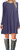 MOLERANI Womens Casual Plain Long Sleeve Simple T-Shirt Loose Dress -L  Purple Gray-