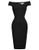 Belle Poque Womens Vintage Sleeveless Black Party Dress Evening Dress S BP387-3