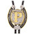 Bolo Tie for Men- Golden Initial Letter ABCDMJR to Z Western Cowboy Bolo Tie for Women -P-