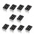 Oiyagai 10 Pcs Common Cathode 10-Pin 1 Bit 7 Segment 0 56 Red LED Display Digital Tube