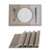 SUNSHINE FASHION Set of 4 Placemats Placemats for Dining Table Heat-Resistant Placemats  Stain Resistant Washable PVC Table Mats Kitchen Table mats -4