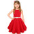 Girls 50s Vintage Swing Rockabilly Retro Sleeveless Party Dress for Occasion Red