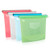 Reusable Silicone Food Storage Bags - Sandwich  Sous Vide  Liquid  Snack  Lunch  Fruit  Freezer Airtight Seal - BEST for preserving and cooking - -4 M