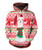 Necosthua Ugly Unisex Christmas Xmas 3D Realistic Digital Print Pullover Hoodie Hooded Sweatshirt for Man Women  S4-L