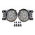 Left Right White 9-LED 55W Front Fog Light Lamp H8 H11 Compatible with Acura Ford Honda Jaguar Lincoln Nissan Suzuki