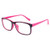 GQUEEN Fake Clear Glasses Non Prescription Glasses Eyeglasses Rectangular Frame Black Rose  201512
