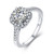 UFOORO Eternal Love Womens White Gold Plated CZ Crystal Engagement Rings Best Promise Rings Anniversary for Lady Girl -White-W  11- UFOORO Eternal Love Womens White Gold Plated CZ Crystal Engagement Rings Best Promise Rings Anniversary for Lady Girl -White-W  11-