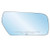 exactafit 8334BR Passenger Side Mirror Glass Replacement Plus 3m Adhesives Compatible With 2003-2007 Cadillac CTS Right Hand Door Wing RH