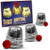 Magic Makers Chrome Table Hopping Mini Cups and Balls by Includes Magic Training Video Guide