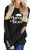 onlypuff Long Sleeve Shirts Women Casual Patchwork Tops Mama Bear Crew Neck Black XXL