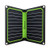 FlexSolar 11W-5V Foldable Solar Powered Phone Charger Outdoor Portable Solar Panel with USB Output Green