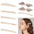 VELSCRUN Pearl Hair Clips  Artificial Pearl Hair Barrettes for Women  HairPins Wedding Bridal Hair Accessories -8 Pieces-