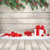 AIIKES 10X10FT Christmas Backdrop for Photography Wood Christmas Photo Backdrop Merry Photography Background Wood Board Backdrop for Snowflakes Photo