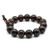 Zen Dear Unisex Natural Rosewood Prayer Beads Buddha Buddhist Prayer Meditation Mala Necklace Bracelet -15mm 15 Beads-